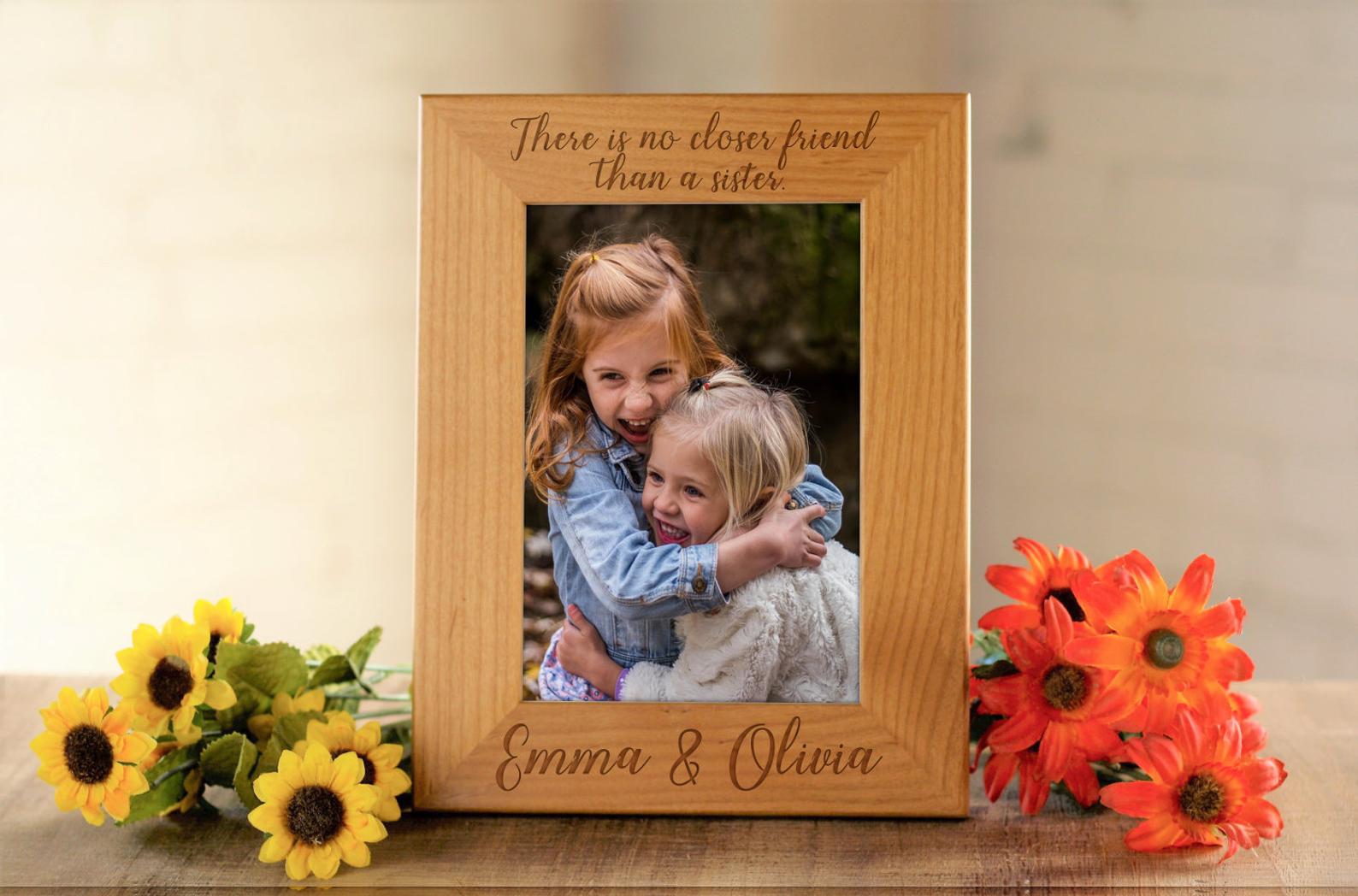 picture frame personalized bridesmaid proposal gift memories image wood wedding gift