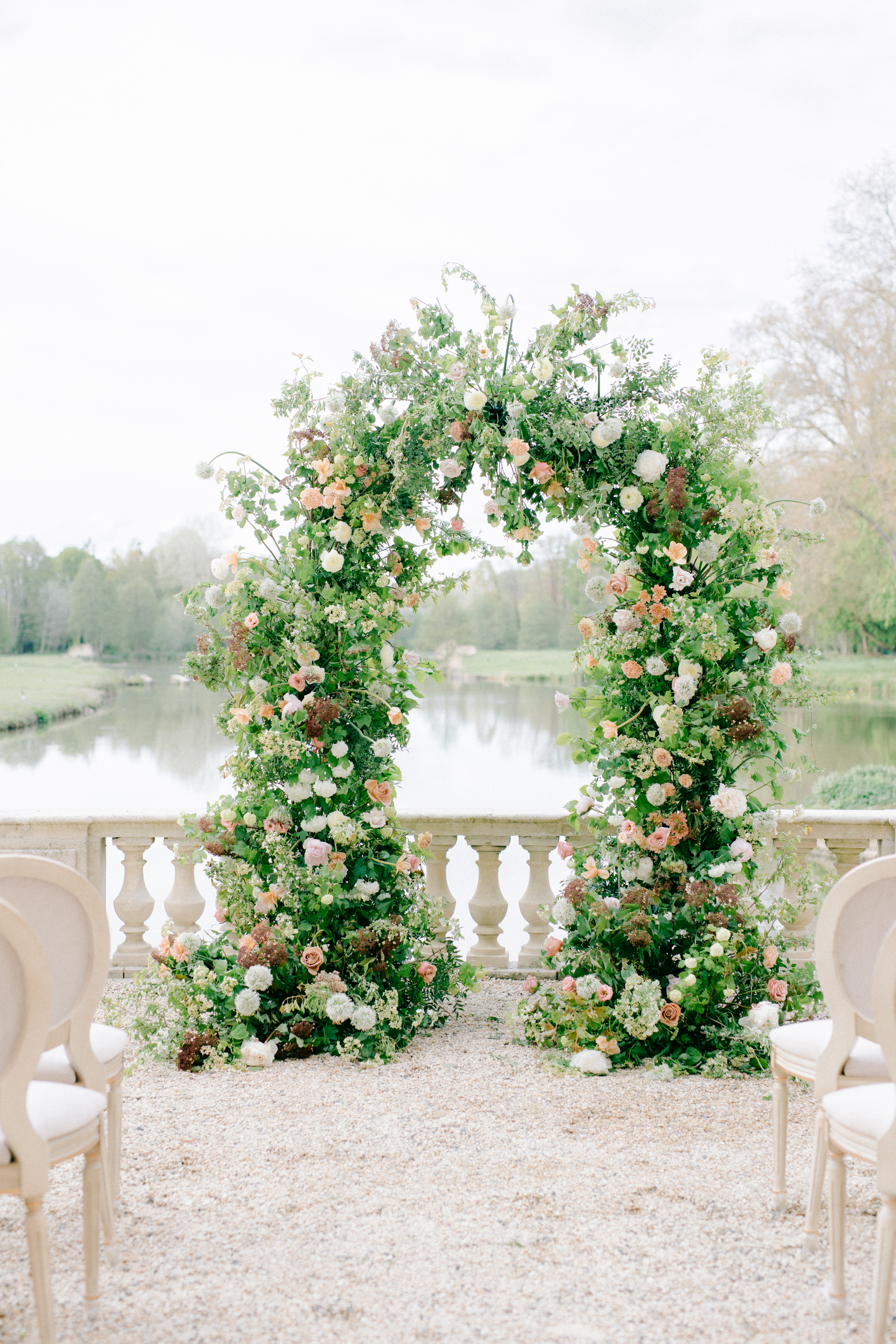 Château d'Ermenonville wedding ceremony
